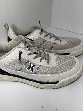 Hurley Exeter Mens 9M Athletic Shoe Low Top Breathable Sport Sneaker Gray